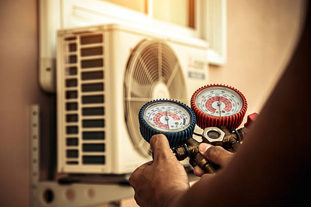 Professional Ductwork Repair technician working in Greenville, TX